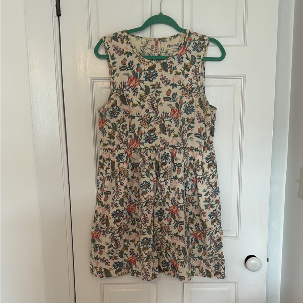 Madewell Printed Mini Dress 100% cotton